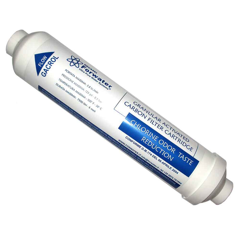 Forwater GACROL Cartuccia Carbone 5mcr in linea