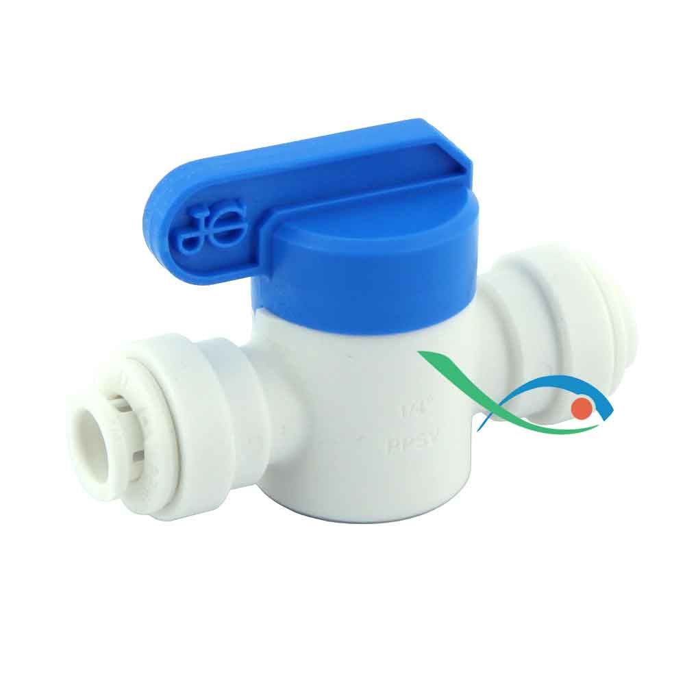 Forwater Valvola a sfera rubinetto intermedio attacchi rapidi JG tubo 1/4" osmosi