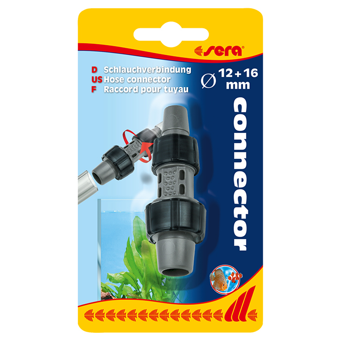 Sera Connector raccordo riduttore per tubi da 12 a 16mm o da 16 a 12mm