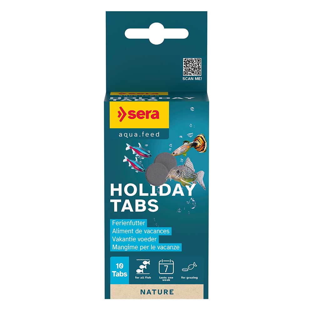 Sera Holiday Tabs Nature Cibo per vacanze in compresse 10 Tabs