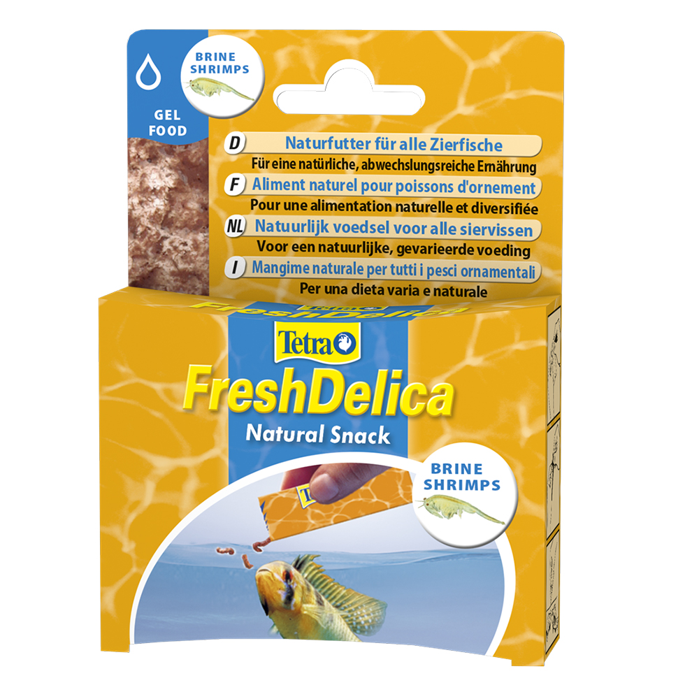 Tetra Fresh Delica Brine Shrimps Artemia 16 bustine in gel