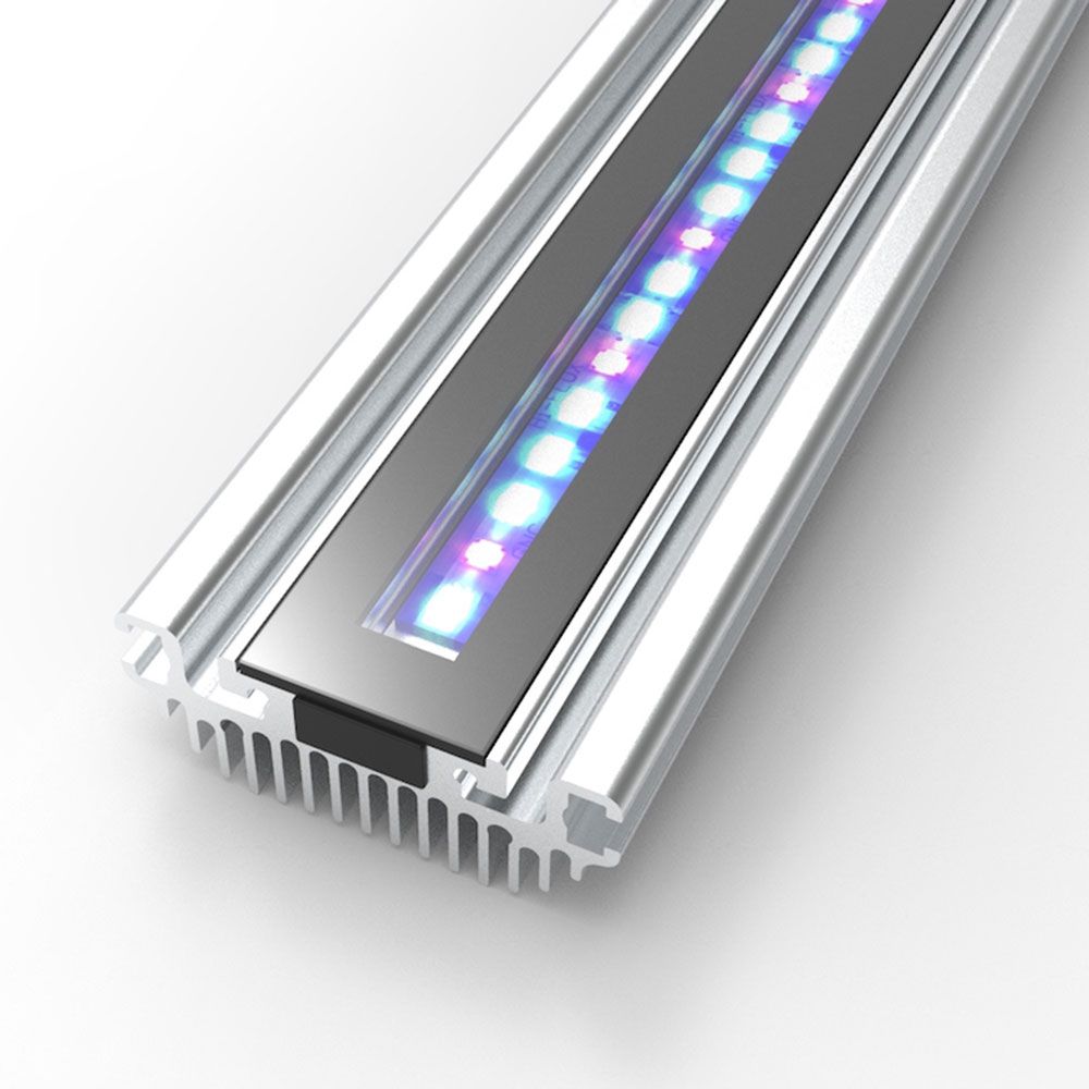 Gnc SilverMoon Actinic 895mm Barra a Led per Acquari Marini di Barriera 837x50x27cm 43W