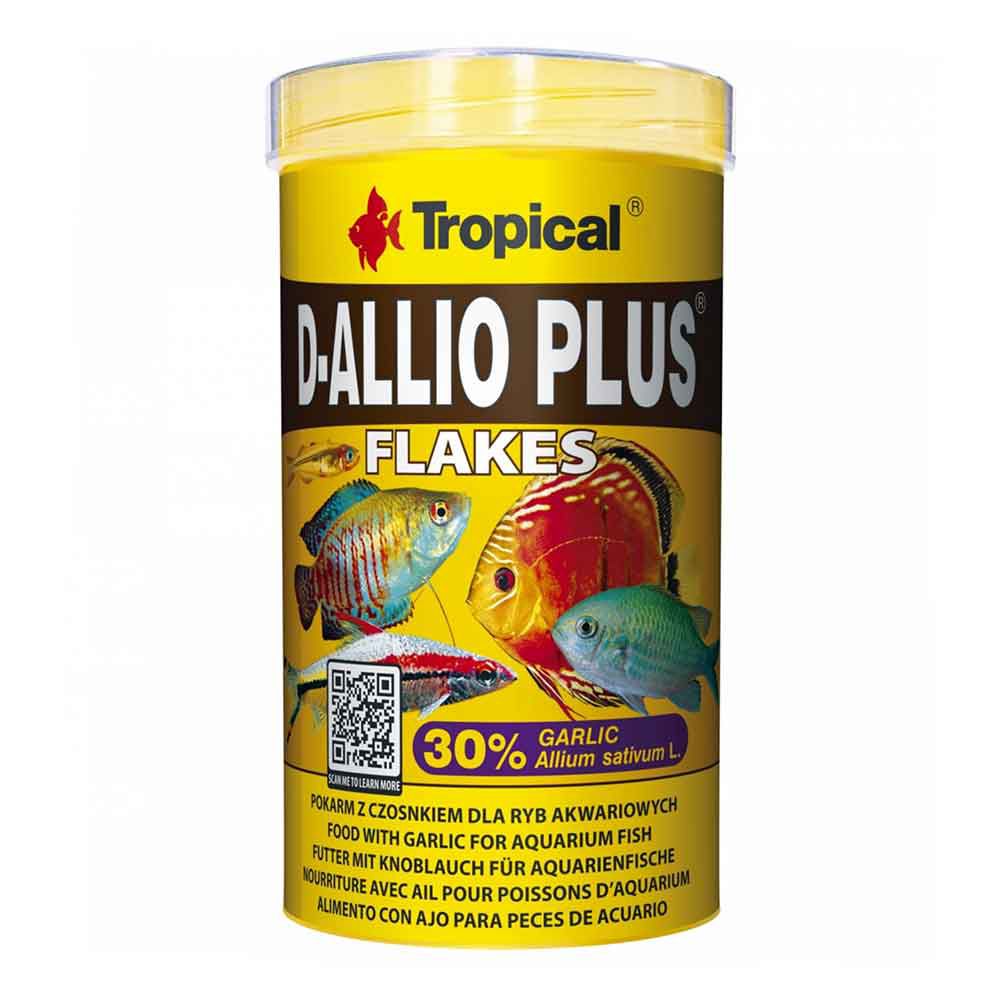 Tropical D-Allio Plus Flakes con 30% d'aglio 1000ml 200gr