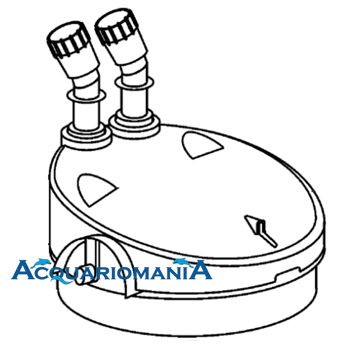 Eheim 1234010 Testata motore completa per filtri esterni 2231 2233 2232 2234