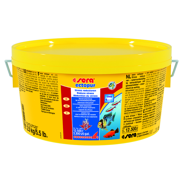 Sera Ectopur Sali Rigeneranti coadiuvanti per pesci 2,5 Kg per 12500 l