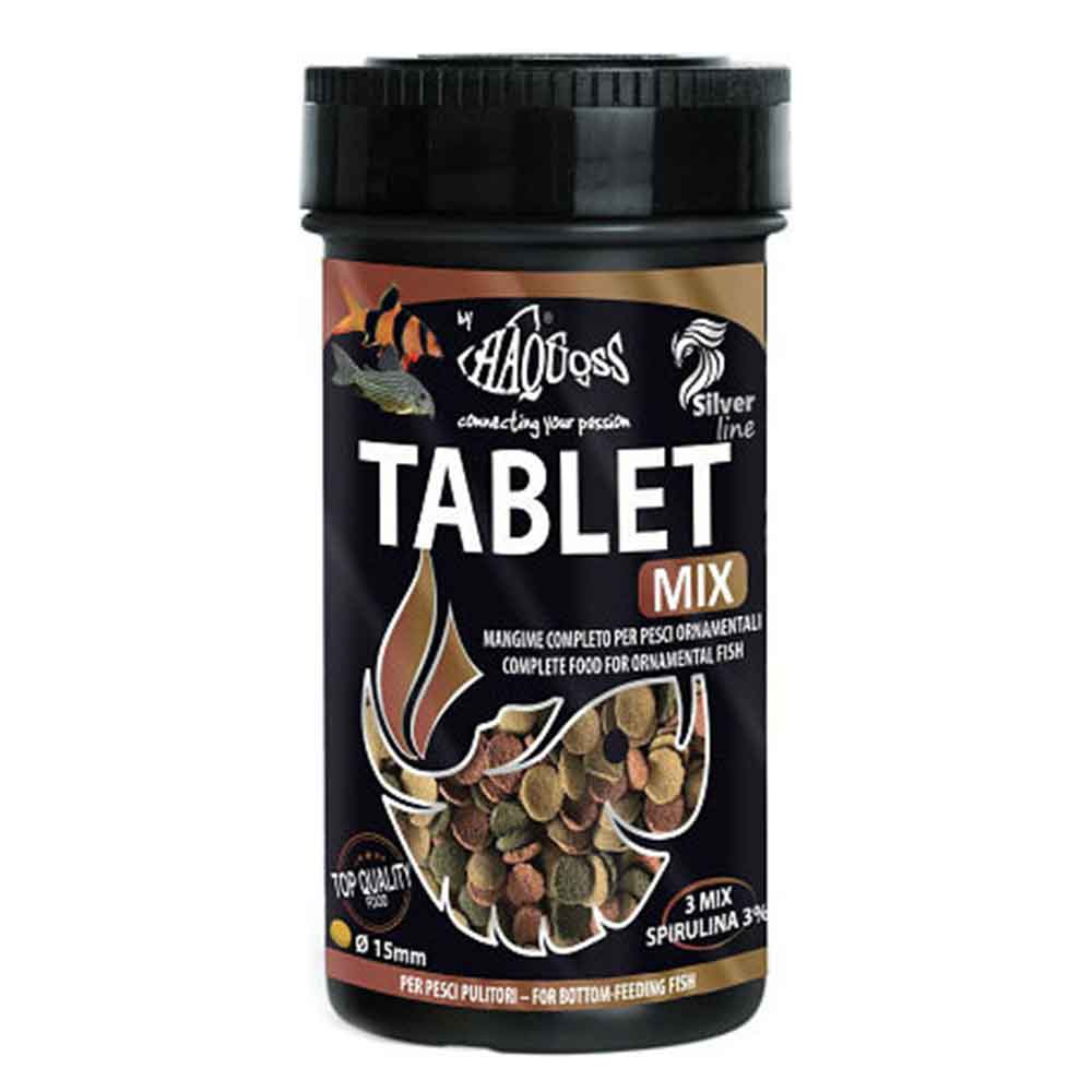 Haquoss Tablet Mix Mangime per pulitori e pesci da fondo 250ml 90g