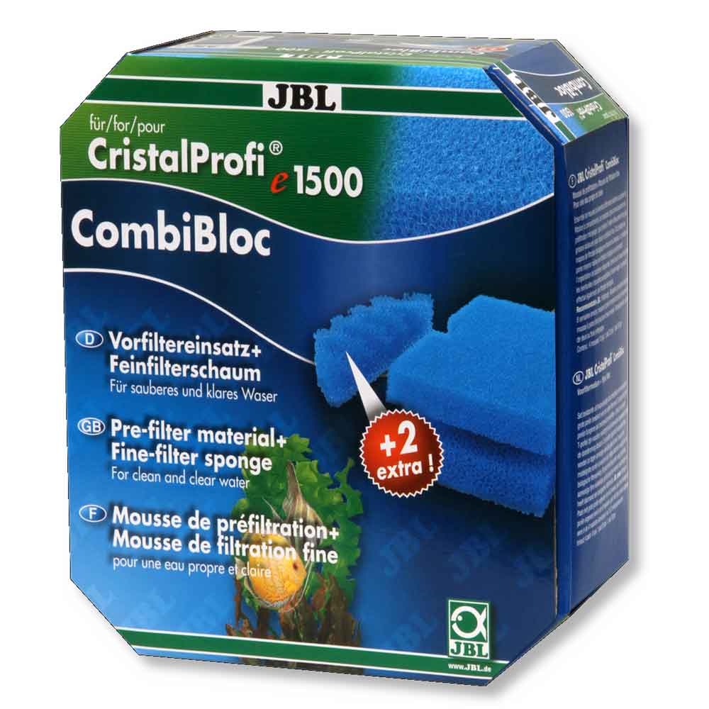 Jbl CombiBloc spugna blu per CristalProfi 1500 e1501 1900 e1901 2 pz