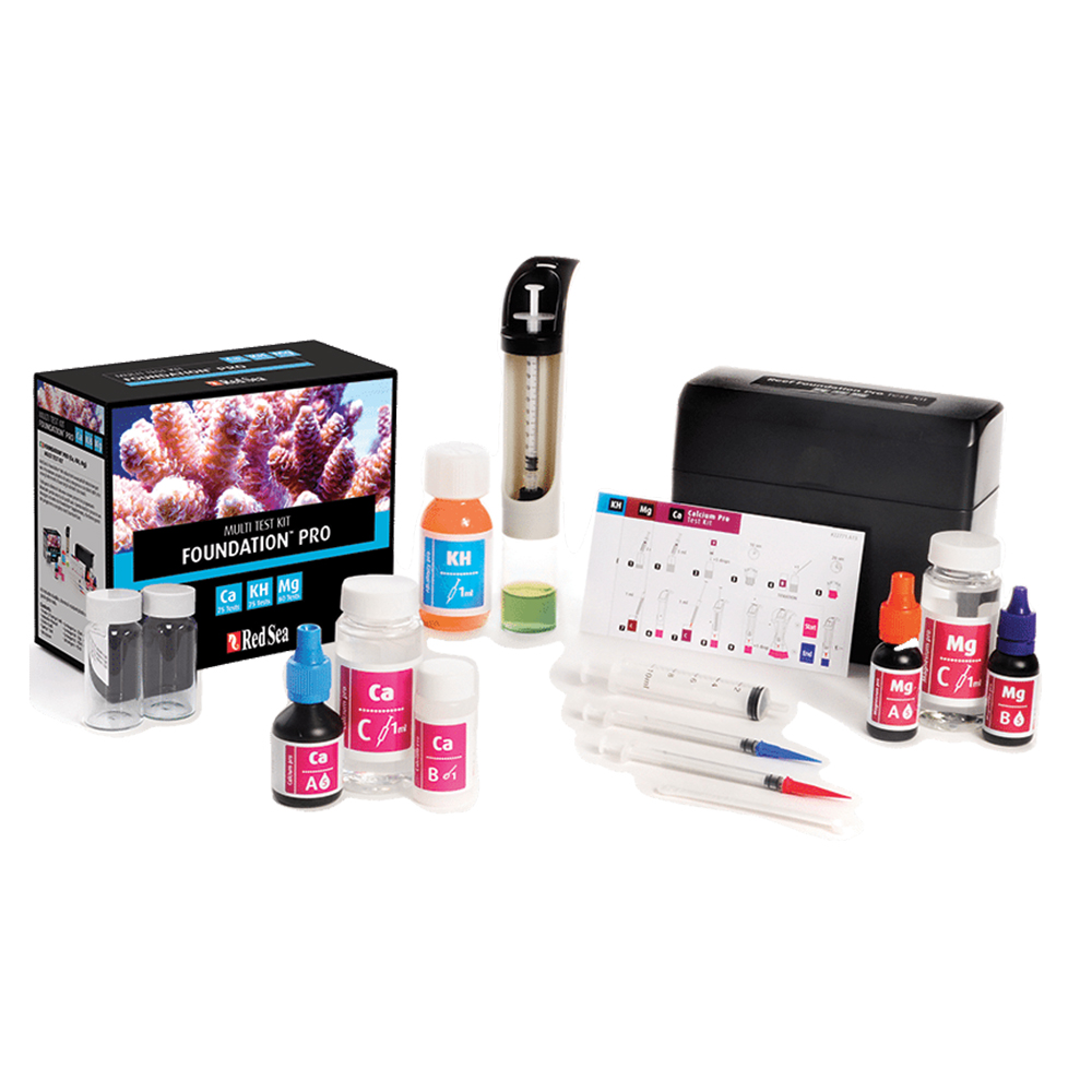 Red Sea Foundation Pro Test Kit CA KH MG