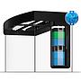 Juwel Acquario Vision 260 Litri LED Nero mis. 121x46x64H cm