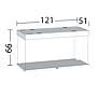 Juwel Acquario Rio 350 Litri LED Faggio 121x51x66H cm