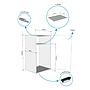 Askoll Opera 80 Stand Mobile Supporto Bianco 45x40x80h cm