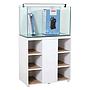 Zolux Acquario Aqua IdroMax Bianco 200 Completo con Supporto 110,3x45x137h cm