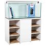 Zolux Acquario Aqua IdroMax Bianco 230 Completo con Supporto 111,8x45x137h cm