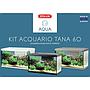 Zolux Acquario Tana 60 Grigio Completo 63 Litri 60x30x35h cm