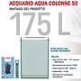 Zolux Aqua Colonne 50 175 litri con Filtro esterno e riscaldatore 50x50x70h cm