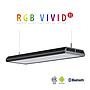 Chihiros VIVID II RGB Bluetooth Plafoniera Led per acquario dolce 43cm 130W 8000K° Nera