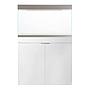 Aqpet Acquario Riverium Plus Vetro Extrachiaro con Supporto Bianco 90X50X55h cm